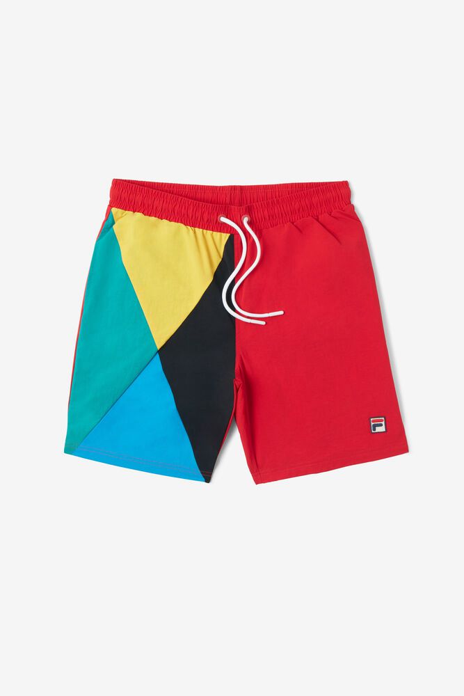 Fila Šortky Panske Rhett Swim Červené - CENWA3092